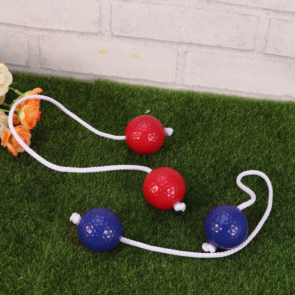 Boule multicolore de couleur aléatoire pour enfants, 5 pièces, balles d'entraînement colorées pour enfants, boule d'échelle avec trou