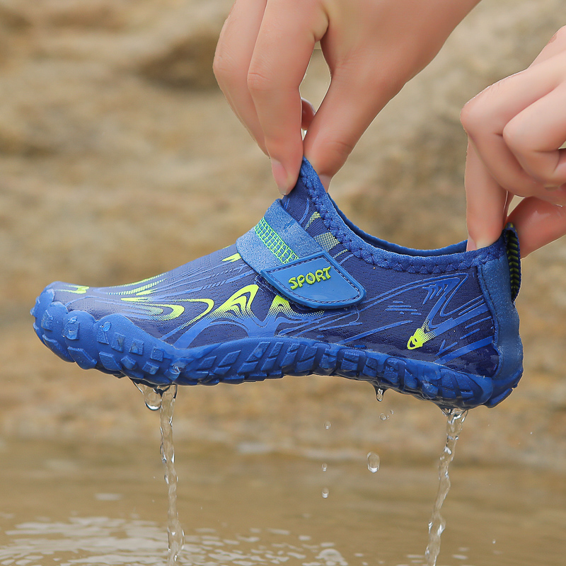 KID Students Barefoot Quick-Drying Beach Swimming Shoes Aqua Shoes Indoor Fitness Running Shoes Summer Water Shoes 29-38#