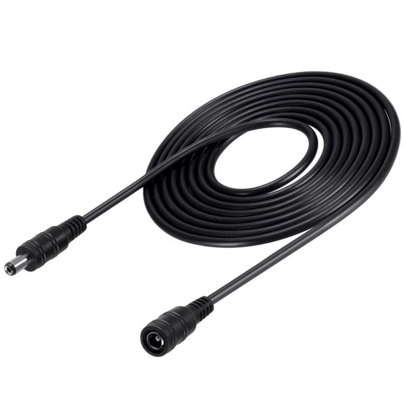 Cable de extensión de alimentación de 3/6, 5/10/16, 4/32 y 8 pies de CC, Cable hembra macho de 5,5mm x 2,1mm para Router y equipo eléctrico de tira Led