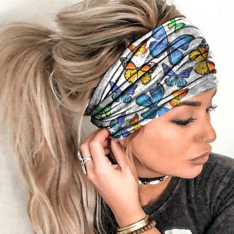 Tulband Hoofdband Zweet Band Elastische Sport Haarbanden Head Band Yoga Hoofdbanden Hoofddeksels Headwrap: WT