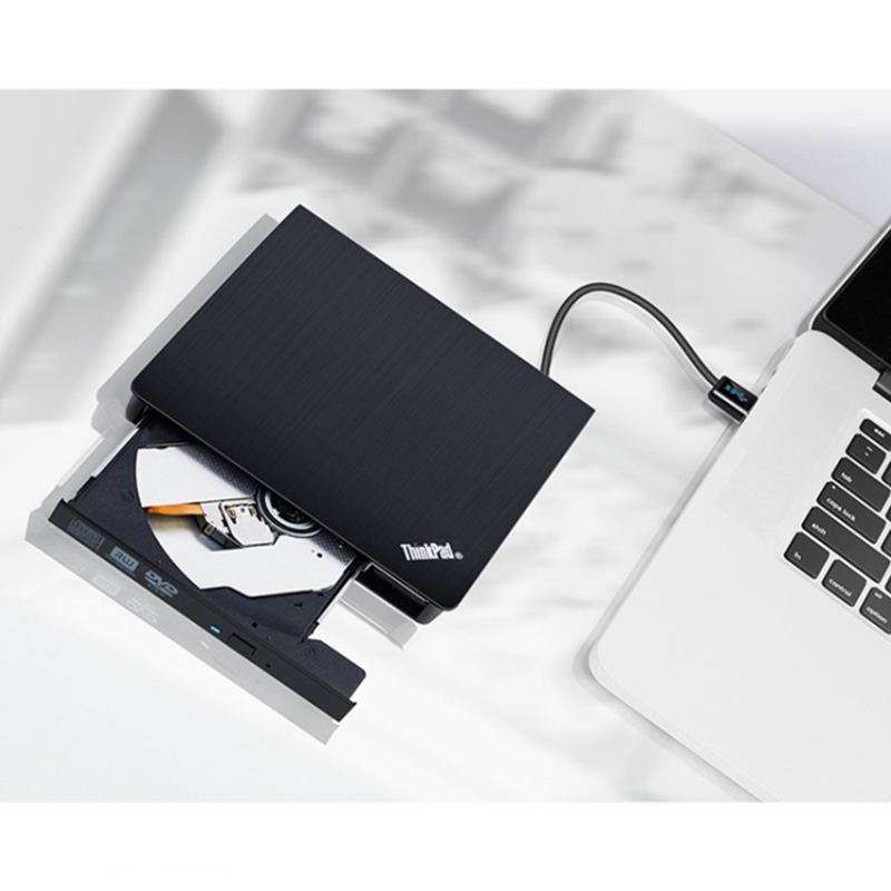 Lenovo ThinkPad Universal USB 3.0 External Optical Drive High Speed Silent CD DVD RW Record Burner For Laptop Desktop Player