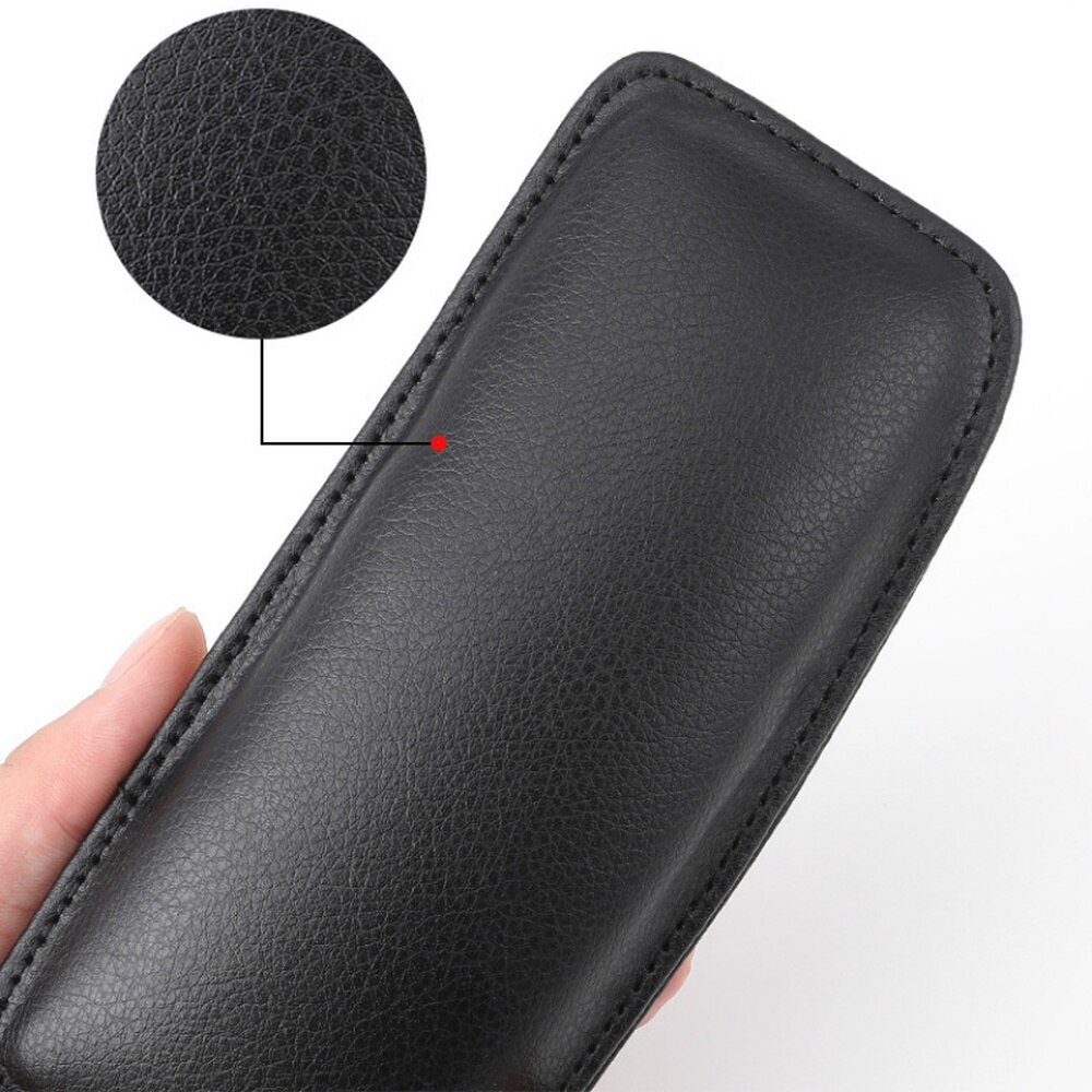 Genouillère en cuir pour voiture intérieur oreiller confortable élastique coussin mémoire mousse universelle cuisse soutien accessoires 18X8.2cm