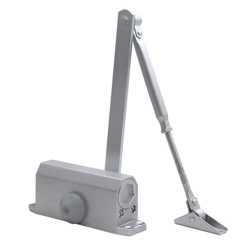 Automatic Hydraulic Arm Door Closer Stopper Mechanical Speed Control Up to 45KG