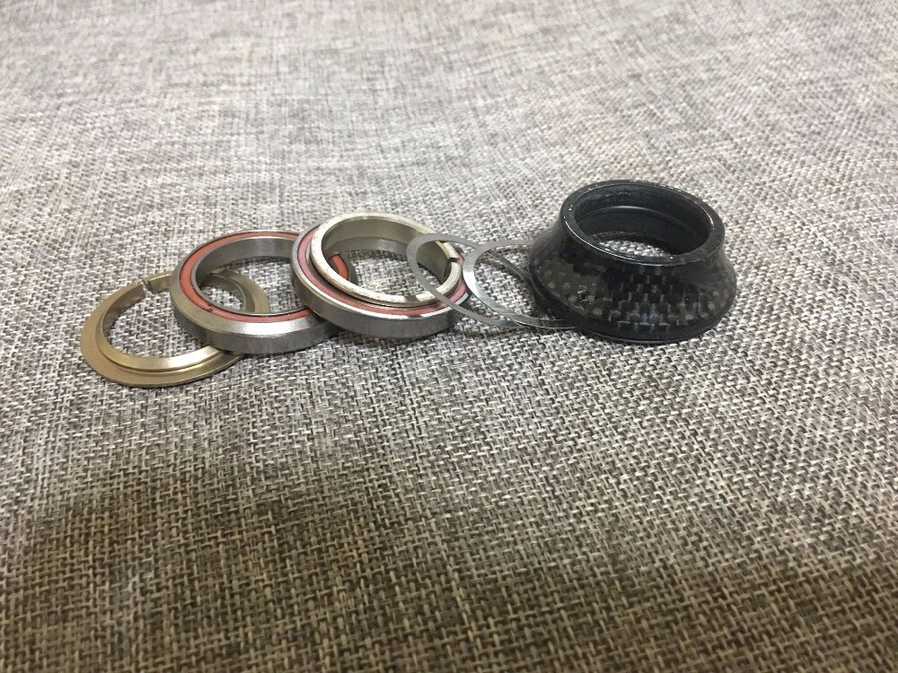 Neco Chrome Threaded Headset For Old School BMX Bikes – 1" Steerer, Steel Construction