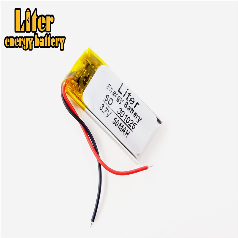 301025 3.7v 50 mah 301225 litiumpolymer li-po li ion laddningsbara battericeller för  mp3 mp4