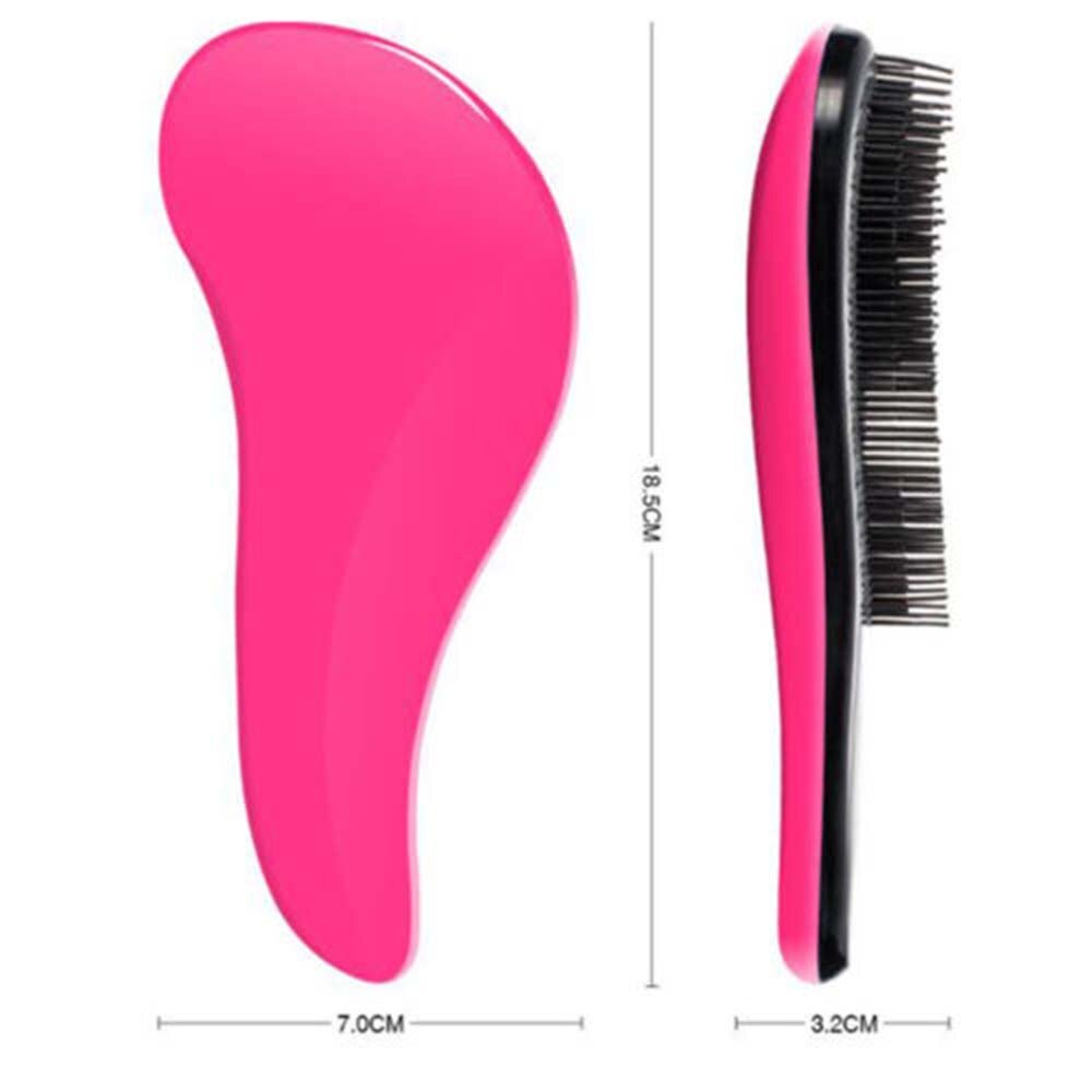 Mango mágico peine para desenredar cepillo de pelo para ducha desenredador de estilismo de salón Tamer exquite, herramienta útil, cepillo para el pelo