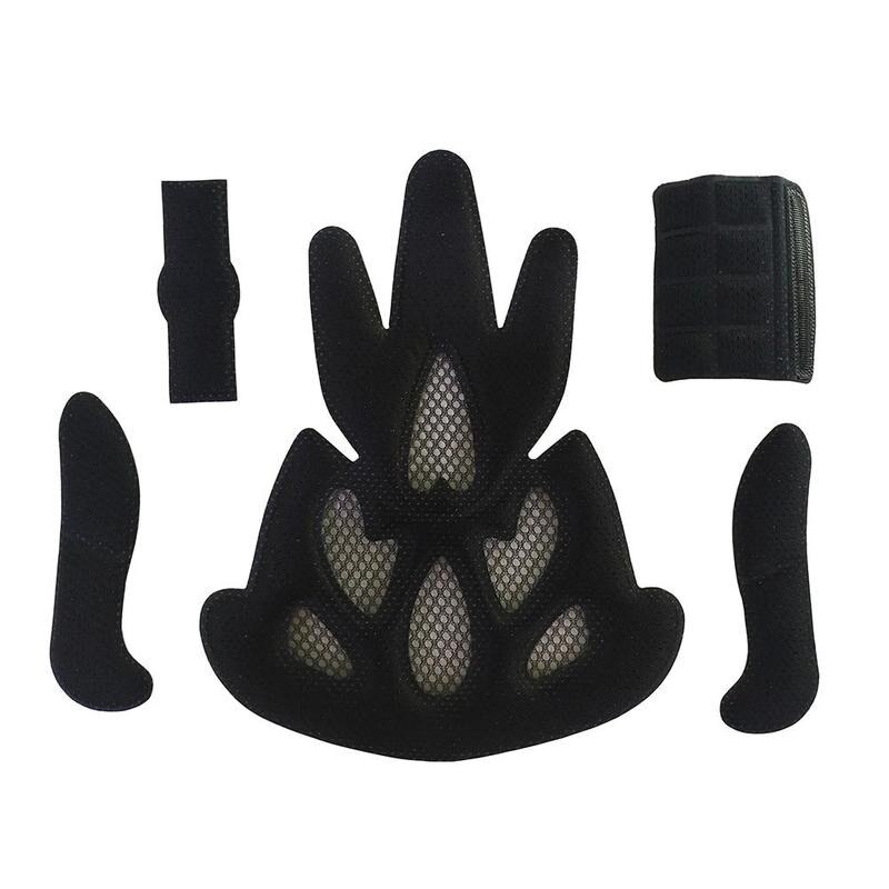 Kit de acolchoamento interno para capacete de bicicleta/motocicleta, forro interno para capacete com insetos, rede de substituição o7f7, 1 conjunto
