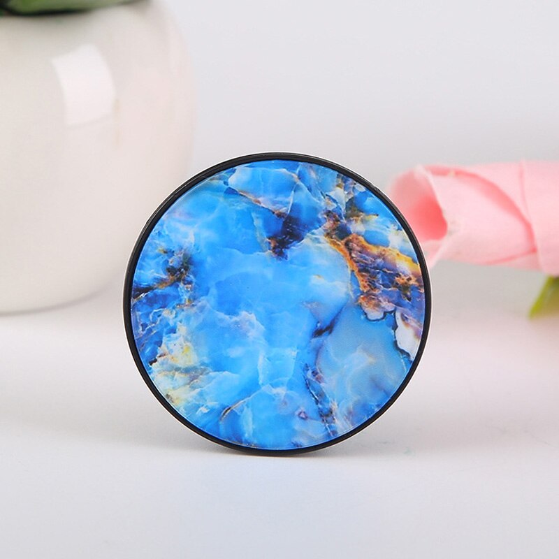 Marble Expanding Mobile Stand Grip Mount Phone Socket Fold Mobile Smartphones Pocket Desktop Stand Bracket Phone Holder