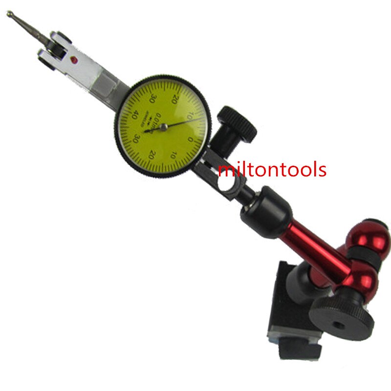 0-10mm Dial Indicator Universal Magnetic Stand Base Holder 0.8mm Dial Test Comparator For Equipment Calibration