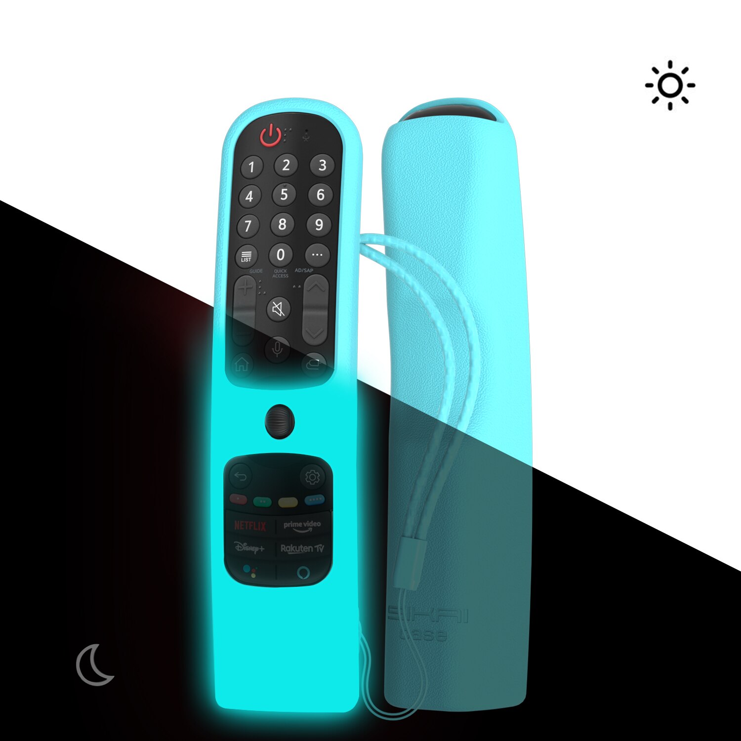 Sprotective Afstandsbediening Covers Voor Lg Smart Tv Tv Magic Remote Ga Afstandsbediening Geval: Glow Sky Blue