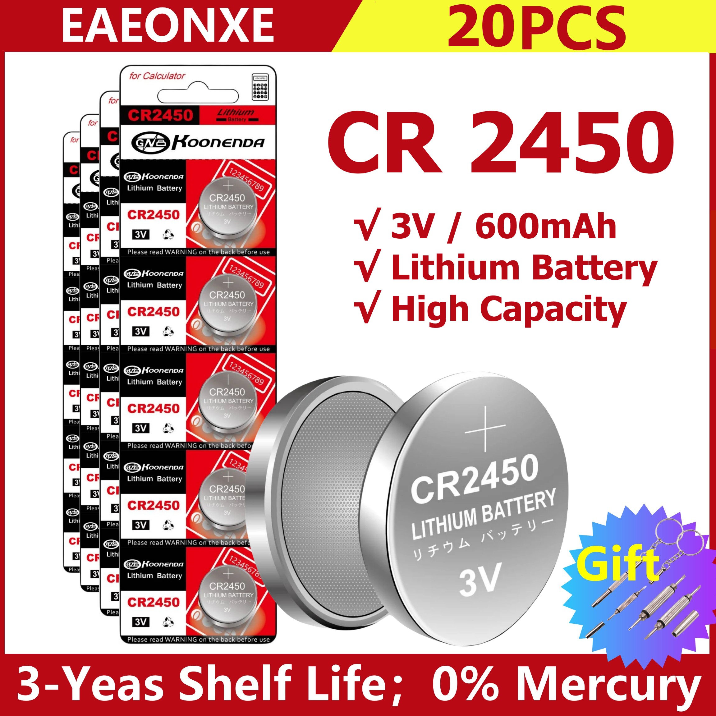 20Pcs cr2032 Battery cr2032 Pilas CR2025 CR2016 batteria CR1632 CR1220 CR1616 CR1620 CR1625 CR2450 CR2430 LR41 LR1130 LR43 LR44: Pink