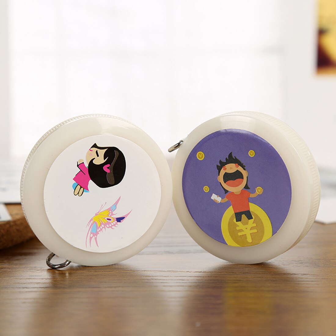 Cartoon Mooie Meetlint Body Meten Flexibele Regel Tailor Meting 1.5M Naaien Heerser Meter Meten