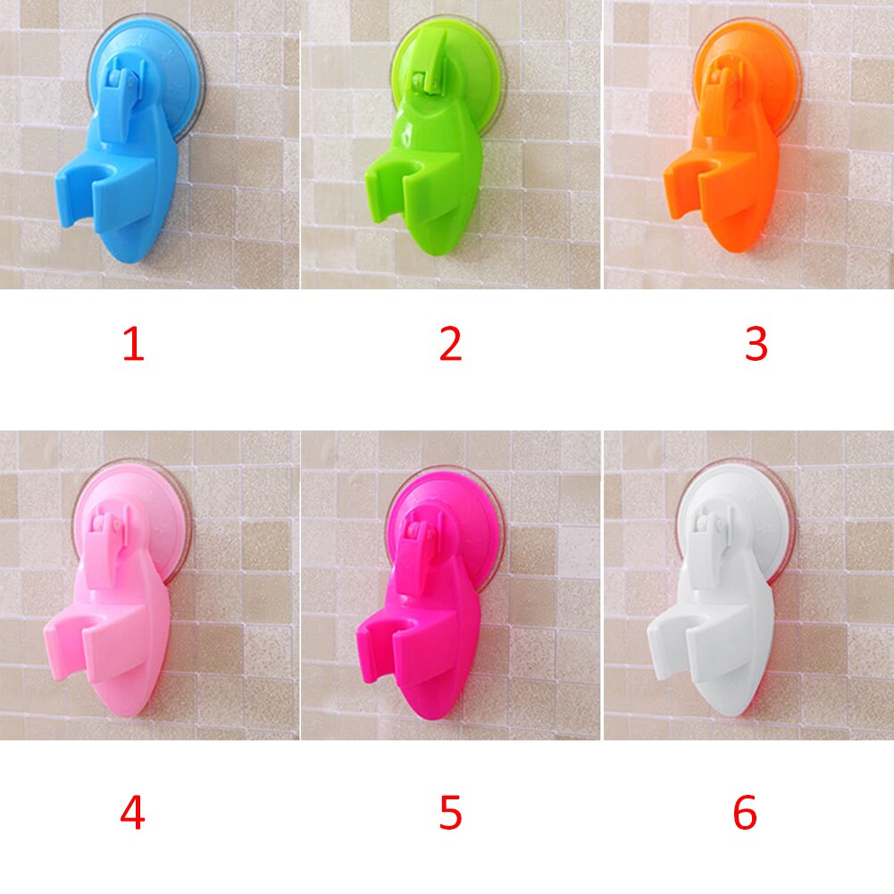 Strong Attachable Shower Head Holder Movable Bracket Powerful Suction Type Bathroom Seat Chuck Holder Shower Fixed Bracket