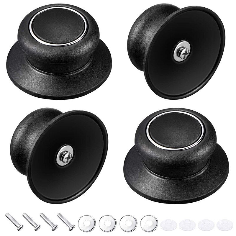 4 Pieces Pot Lid Knob Pan Lid Holding Handle Universal Kitchen Cookware Lid Replacement Knob: Default Title