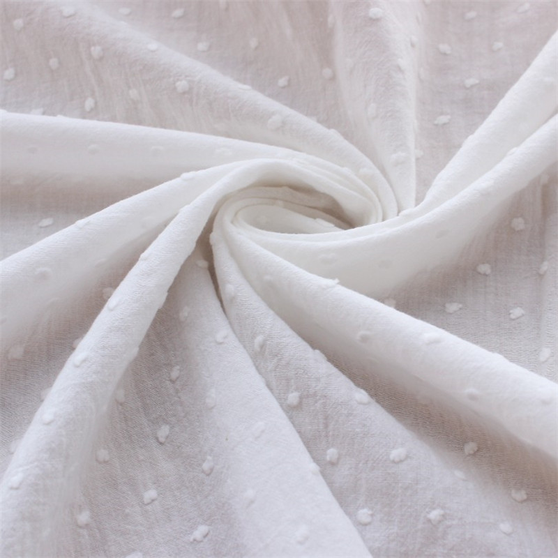 Pano branco de algodão para camisa diy, vestido, tecido bordado de algodão para costura, equipamento diy, x cm