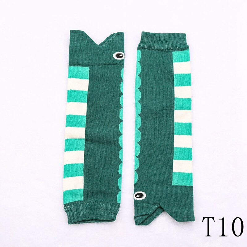 Baby Leg Warmers Newborn Knee Pads Kids Safety Crawling Socks Toddler Cotton Knee Protector Boy Girls Cartoon Sock Autumn Winter