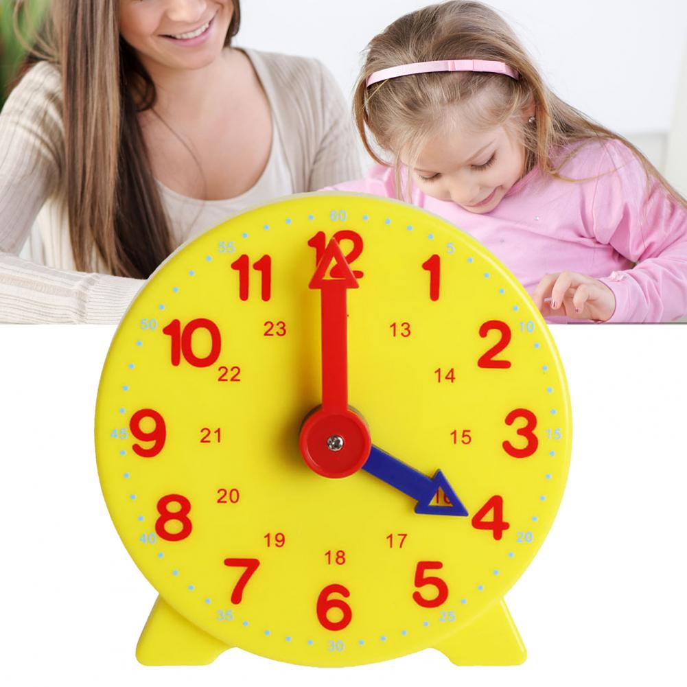 10Cm Plastic Klok Model Peuter Vroege Onderwijs Cognitie Leren Speelgoed Kids Kinderen