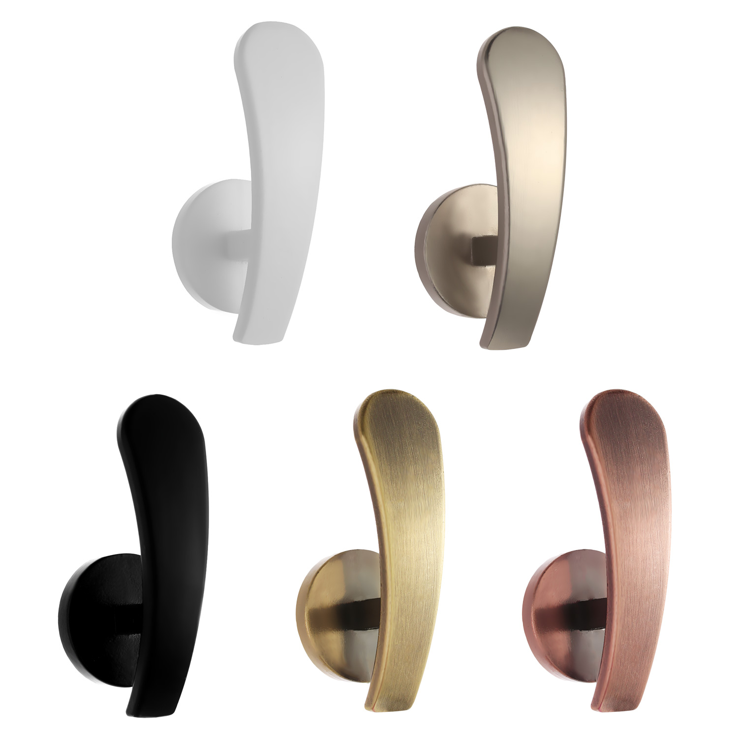 2 Pcs Wall Mounted Metal Curtain Holder Hooks Holdback Decorative Drapery Curtain Hanger Polyester Modern Accessoires Home Decor