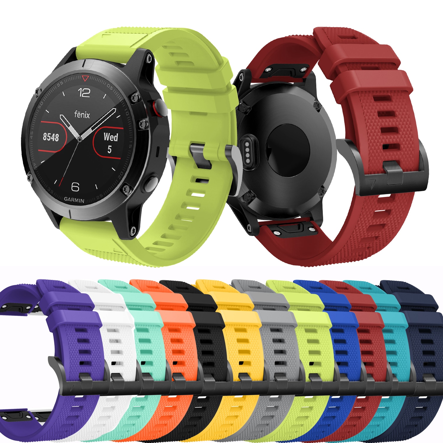 22 MM mode stijl Band Voor Garmin Fenix 5 Horloge Siliconen Polsband Voor Garmin Fenix 5 Plus Band voor Garmin Fenix 6 Horlogeband