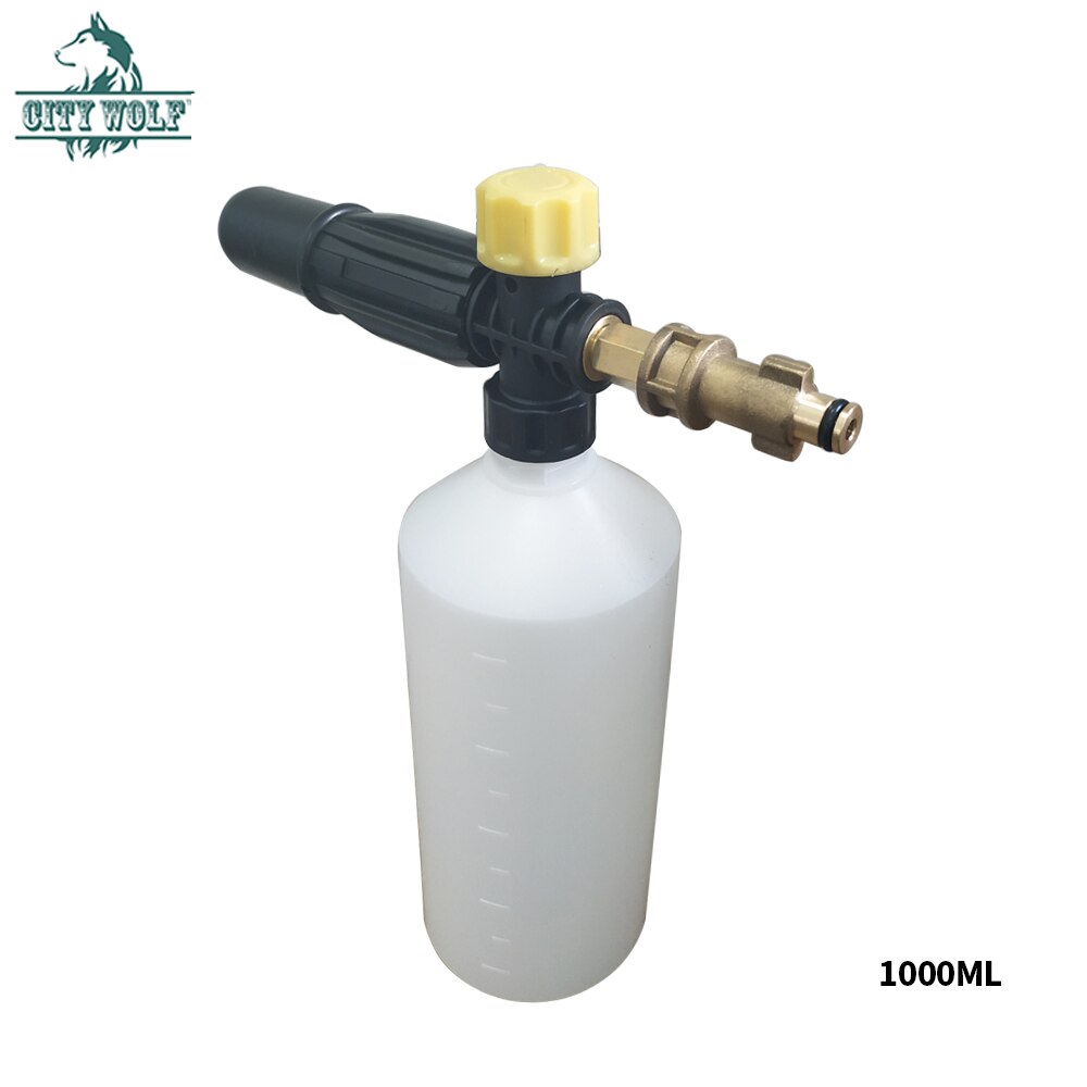 Høytrykksspyler Snø Skumlanse - 1000ml - Messingadapter - Bilvask, Gulv, Vegg