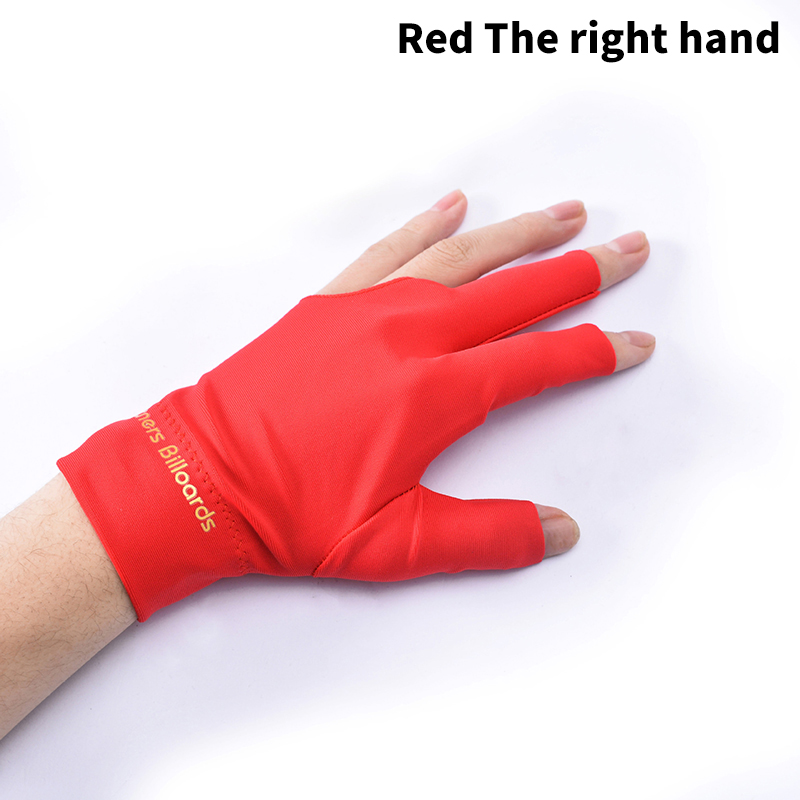 Guanti da biliardo a tre dita Guanti da biliardo antiscivolo per stecca da biliardo Guanti unisex per mano sinistra destra: Grigio scuro