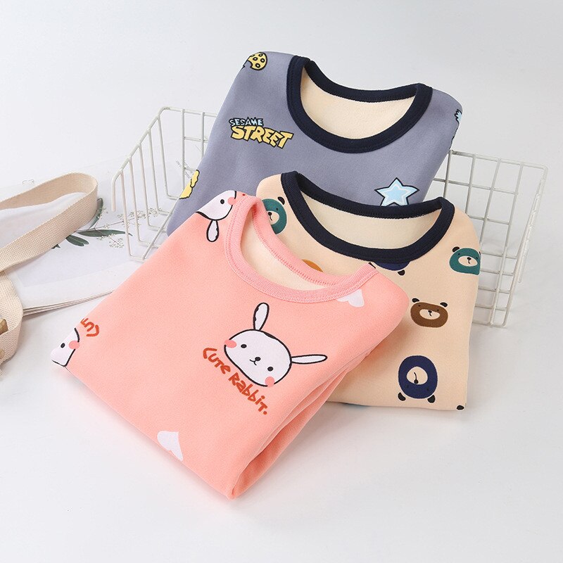 Vêtements d'hiver de haute technologie pour enfants, sous-vêtements jeans longs sans couture pour garçons et filles, vêtements d'automne et d'hiver