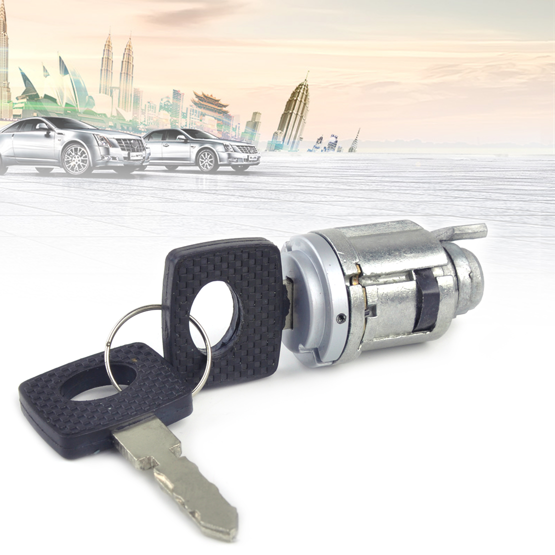 DWCX Auto Zündschloss Zylinder Schalter mit Schlüssel 1264600604 1264600304 803 33021 500 für Mercedes Benz W124 C124 W201 S124 a124