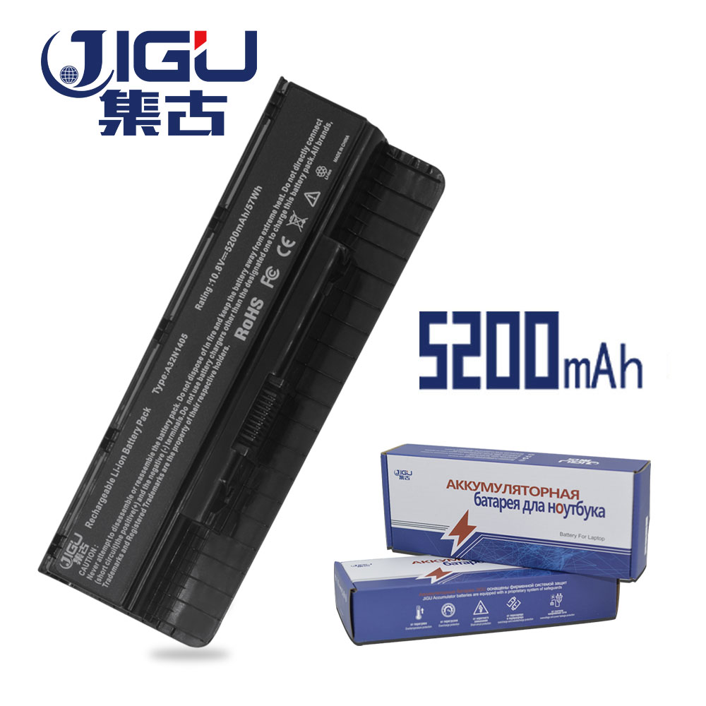 JIGU 6CELLS Laptop Battery A32LI9H A32N1405 A32N14O5 For ASUS G551 G551J G551JK G551JM G551JW G58JM G771 N751JK N551VW N751