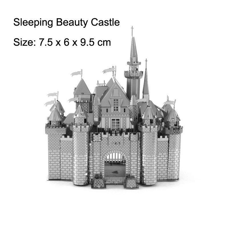 Dream castle building 3D Metal Puzzle pumpkin car locomotive model KITS Assemble Jigsaw Puzzle Toys For Children: 229