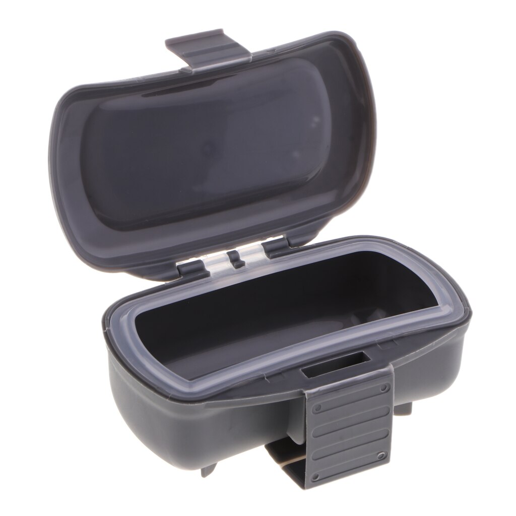 Plastic Fishing Live Baits Lures Box with Secure Latches Worms Earthworm Storage Case Fishing Tackle Boxes for Fisherman