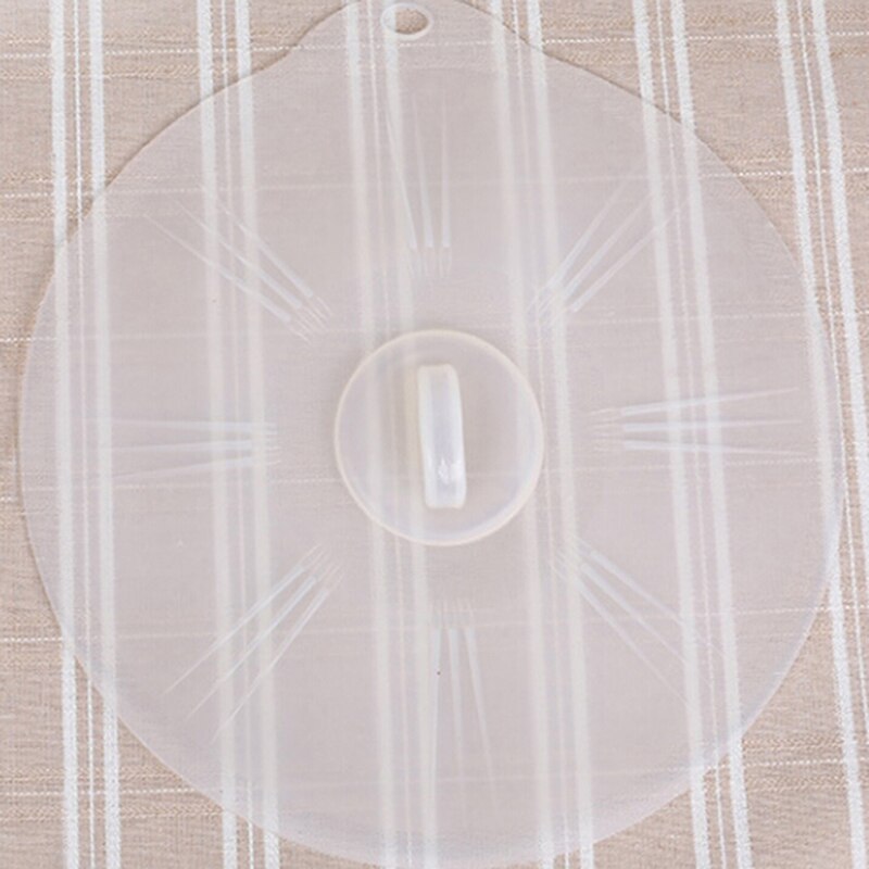 Transparante groene siliconen deksel-kom pan kookpot deksel siliconen pan morsstop deksel ronde keukengadgets