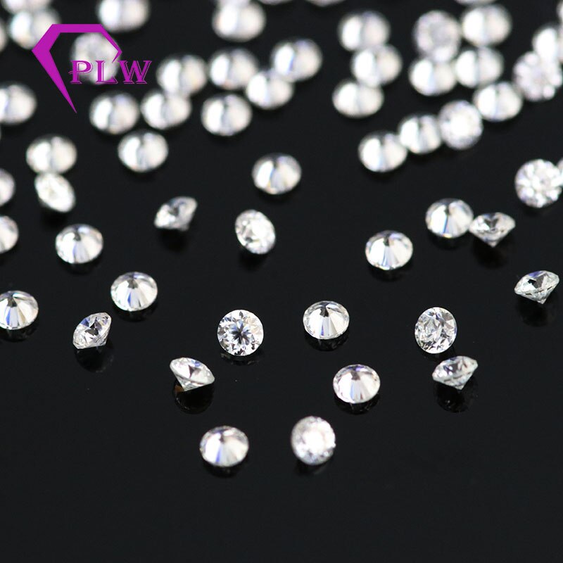Provence smykker lab dyrket nærkamp moissanite ligner diamanter lille størrelse d farve nær 0.017ct*55 stk / pakke pris