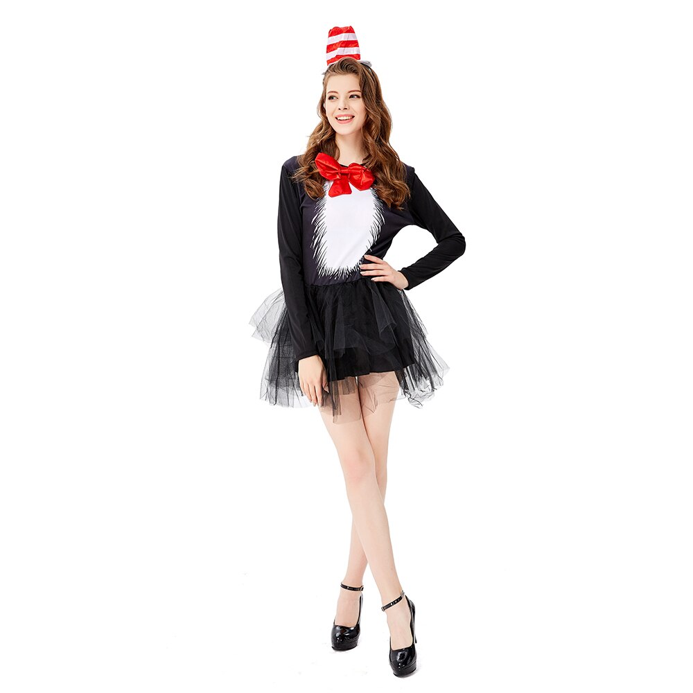 Women Magician Costume Dress Adult Woman Stage Performance Host Fancy Dress Up Uniform