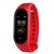 M4 Smart Band 4 Fitness Tracker Horloge Sport Armband Hartslag Bloeddruk Smartband Monitor Gezondheid Polsband: RED