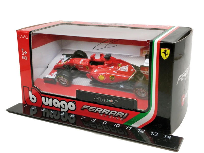 BBurago 1:43 F1 SF90 SF14T Nr7 Kimi Raikkonen SF15T Nr5 Sebastian Vettel F2012 #6 Felipe Massa Diecast Model Car