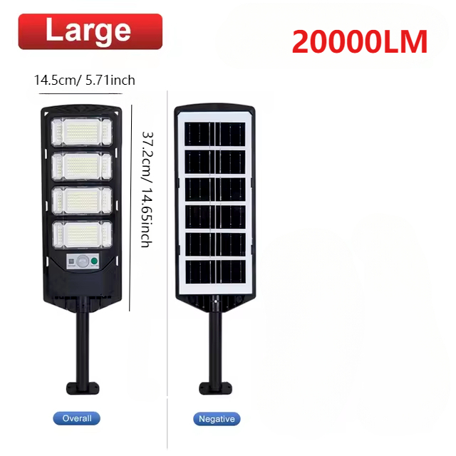 2000000LM Ultra Powerful Solar Lamp With Remote Control Outdoor Solar Induction Street Yard Light IP65 Waterproof Garden Lights