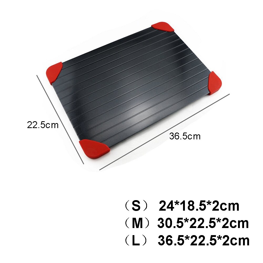 Fast Defrosting Tray Thaw Frozen Food Meat Fruit Quick Defrosting Plate Board Defrost Kitchen Tool