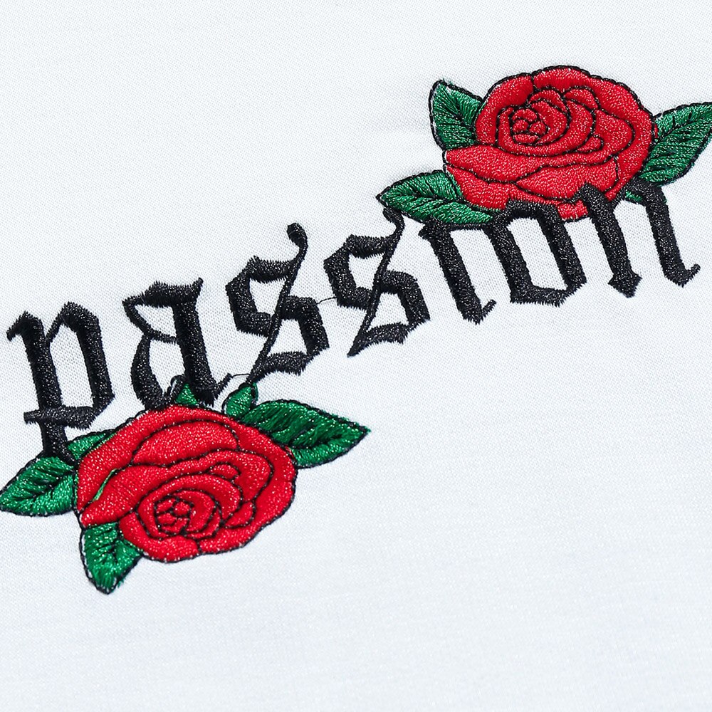ZAFUL Männer Rose knapp Bestickt Hüfte-hüpfen Sweatshirts Männlichen Langarm Blumen- drucken lässig zur Seite fahren Outwear Plus Größe