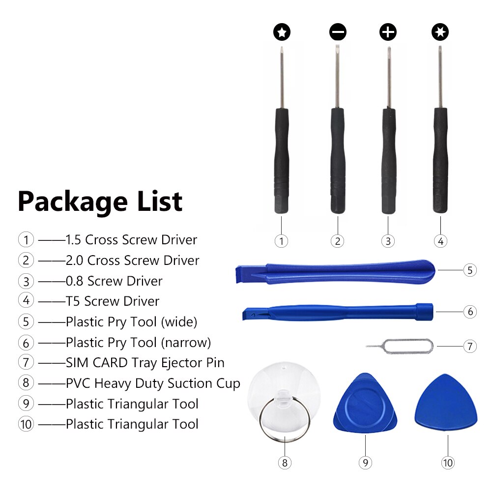 Screwdrivers Tool Set phone repair tools Kits mobile tools For samsung s7 lcd s6 edge ferramentas para celular
