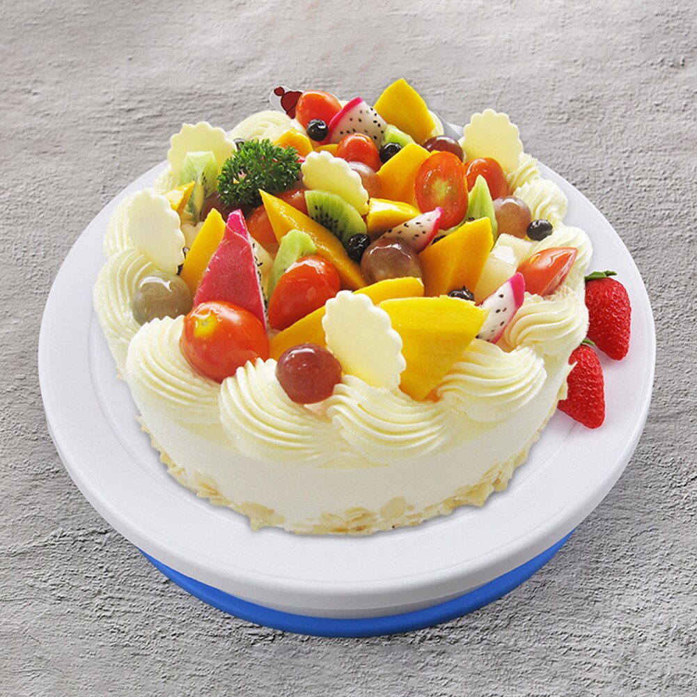 11inch Icing Display Platform DIY Home Storage Stand Restaurant Rotating Cake Turntable Food Making For Decorating Dessert