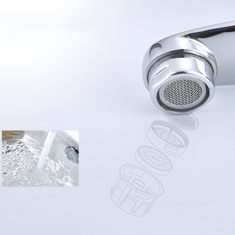 Bathroom Faucet Zinc Alloy Wash Basin Faucet Quick Open Single Cold Water Tap Cross Handle Toilet Corrosion Resistance Sink Tap