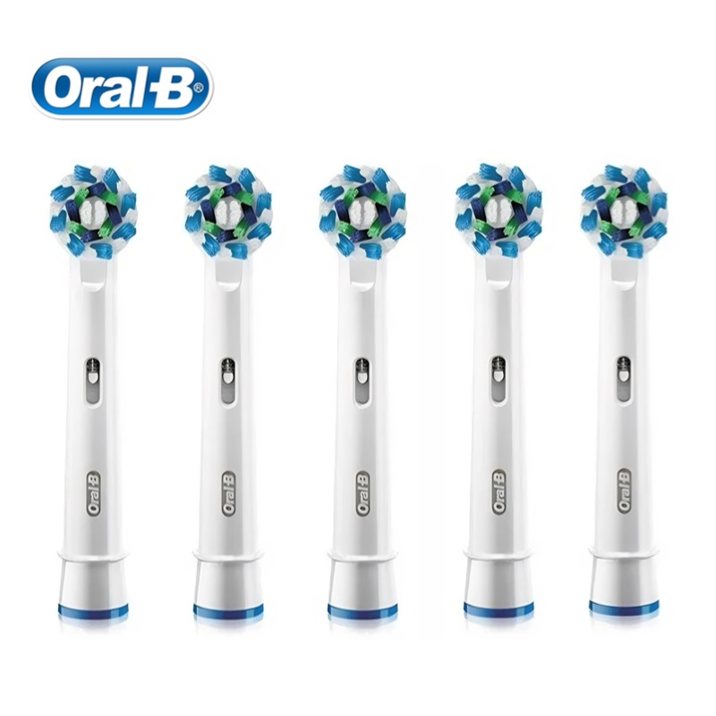 Original Oral B EB50 Brush Heads Cross Action 16 Degree Angle Spare Dental Nozzles for Electric Toothbrush D12/D16/DB4010/DB4510: Gold