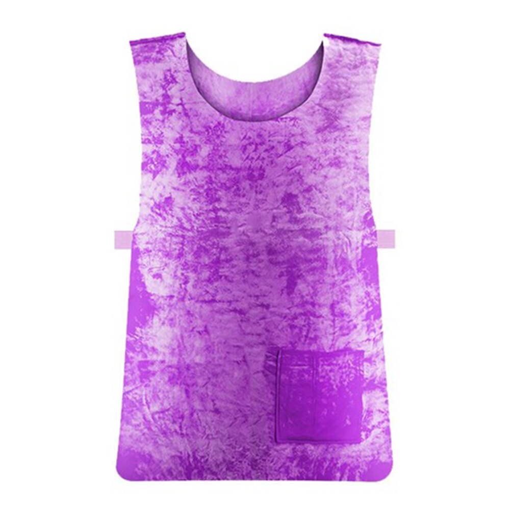 Summer Cooling Vest PVA Waterproof Fabric High Temperature Protective Ice Vest Outdoor Sports Work Vest for Outdoor Sports: Pink