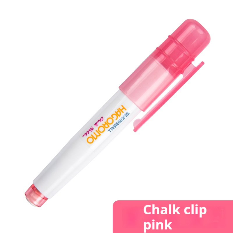 Magnetischer, langlebiger Kreidehalter, Clip-Kupplung, nicht schmutzige Hand, Kreideclip, Kreide-Extender für Lehrer, Schreiben von Kindern, Zeichenbrett: Rosa