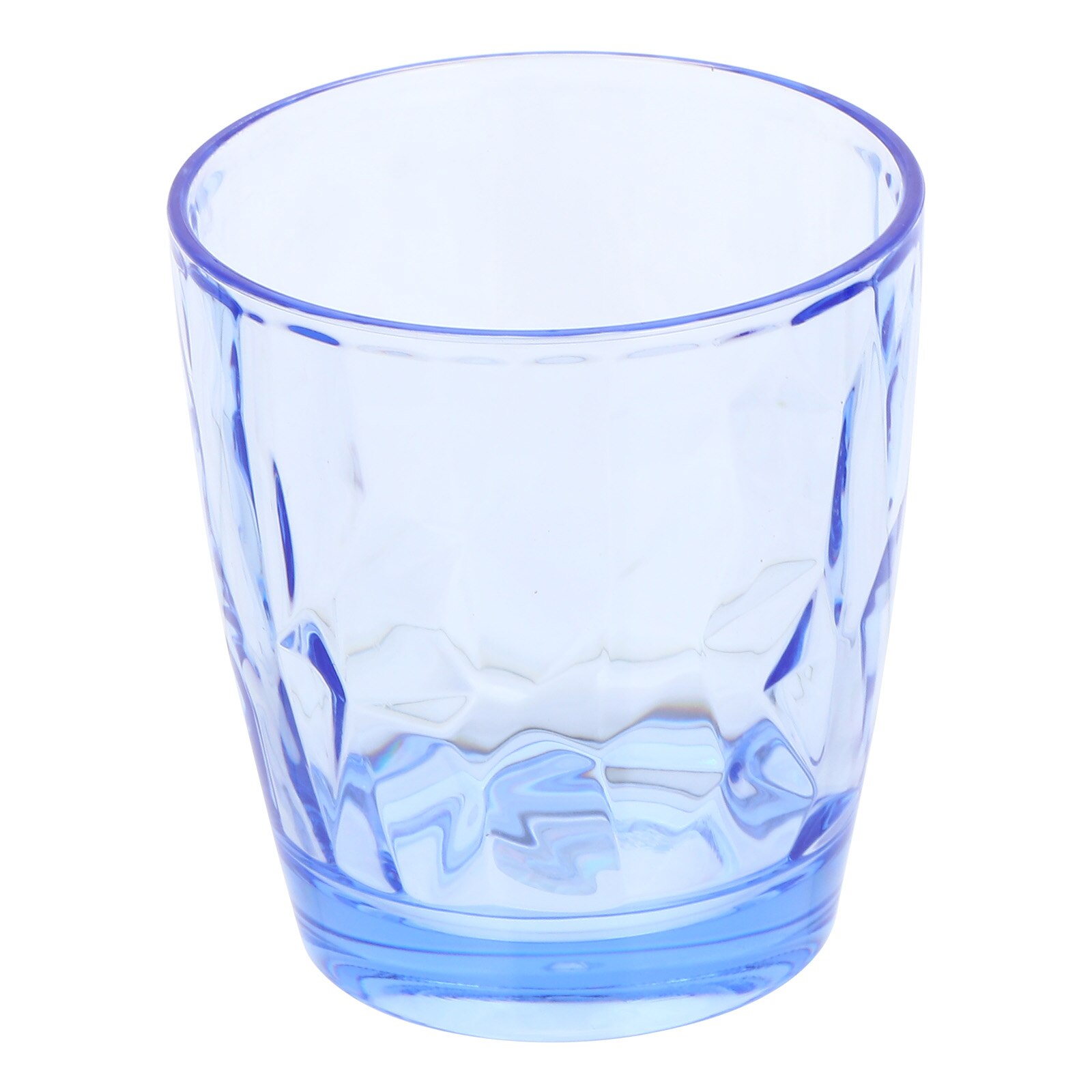 1Pc Acrylic Cup Transparent Cup Shatter-resistant Water Grain Pattern Cup for Bar