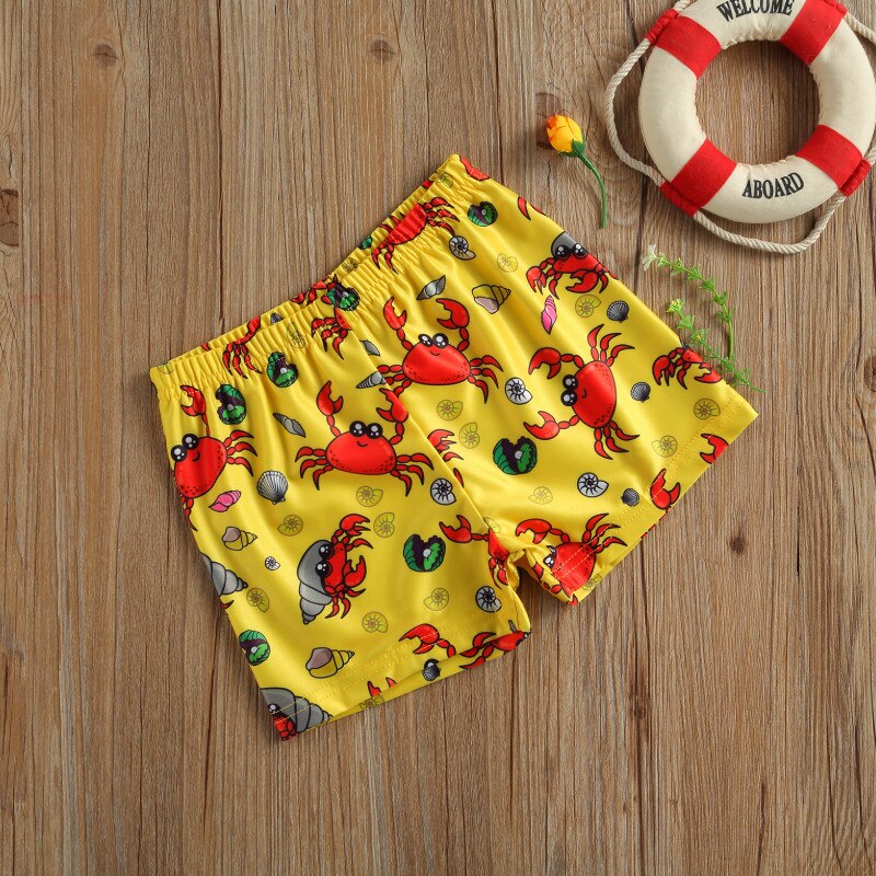 Baby Jongen Zwemmen Shorts, Cartoon Mooie Animal Patroon, Snel Droog Seaside Party Club Zomer Beachwear