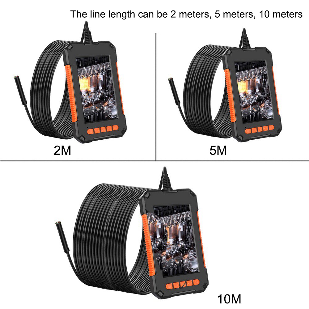 Industrial Endoscope Camera 1080P HD 4.3-inch IPS Screen Pipe Drainage Pipe Inspection Camera Pipe Mirror Auto Repair Tool