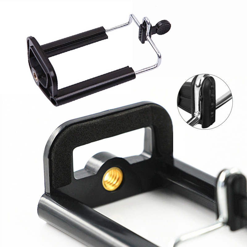 1pc adattatore per treppiede per fotocamera supporto per staffa per Clip per telefono cellulare supporto per treppiede supporto per monopiede per Smartphone