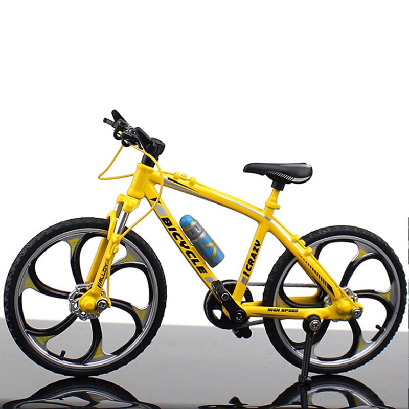 1:10 Bilancia Diecast In Metallo del Modello di Bicicletta Giocattoli Da Corsa Ciclo Cross Road Bike Replica In Miniatura di Raccolta per la Famiglia di visualizzazione Regalo: Di Colore Giallo chiaro