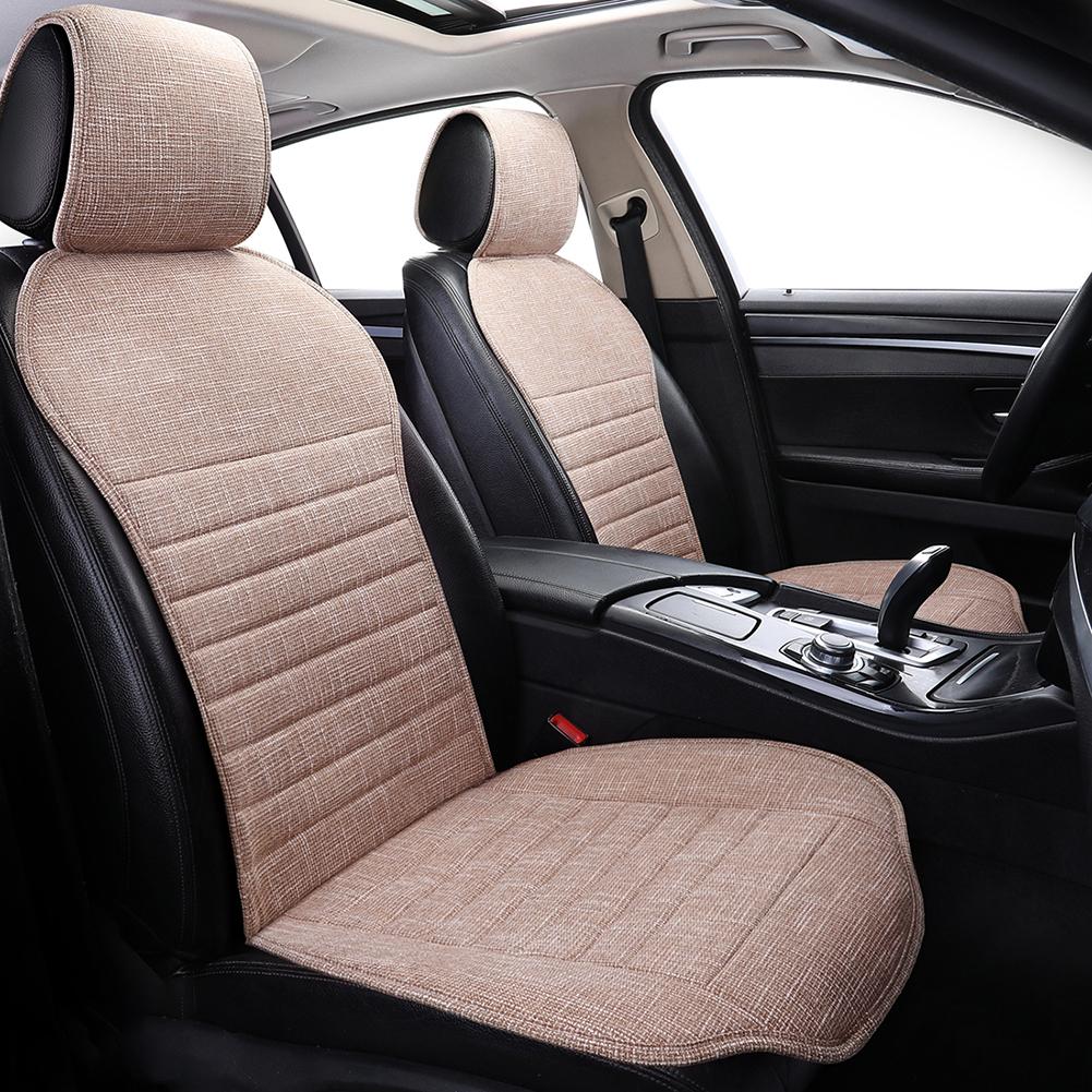 Antislip Linnen Auto Stoelhoes Universele All-Round Bescherming Auto Seat Cover Comfy Seat Protector Universal Voor Vrachtwagens